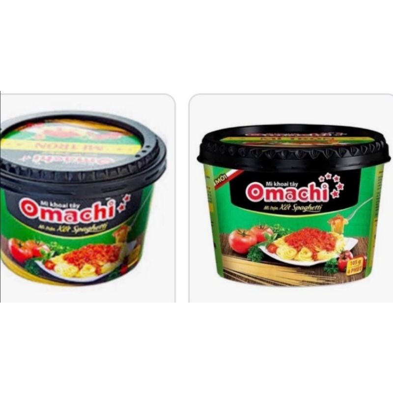 Mì Omachi trộn xốt spaghetti thùng 12 tô