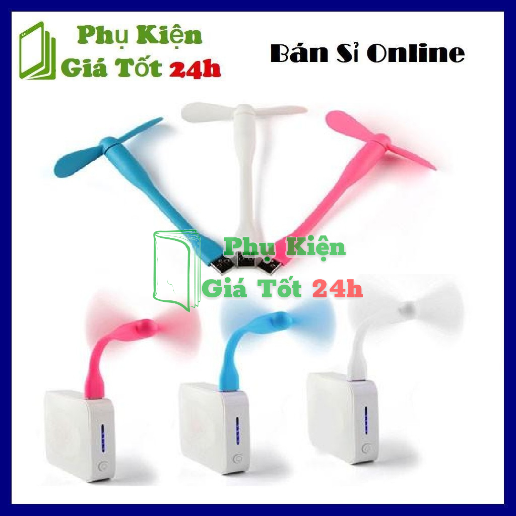 100 QUẠT MINI CẮM CỔNG USB UỐN DẺO ĐƯỢC SIÊU MÁT, TIỆN LỢI 2 CÁNH CÓ THỂ THÁO RỜI
