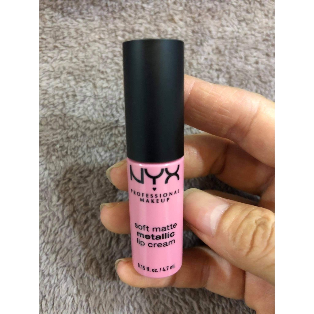 Son kem NYX chính hãng Soft Matte Lip Cream  mini 2.5g nội địa Mỹ