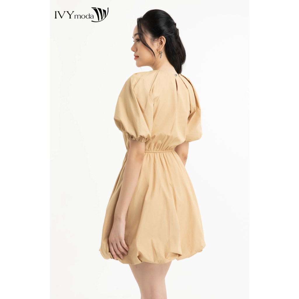 Đầm thô nữ dáng Balloon IVY moda MS 48B9382