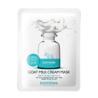 Mặt Nạ Dưỡng Da Borntree Goat Milk Cream Mask 25g