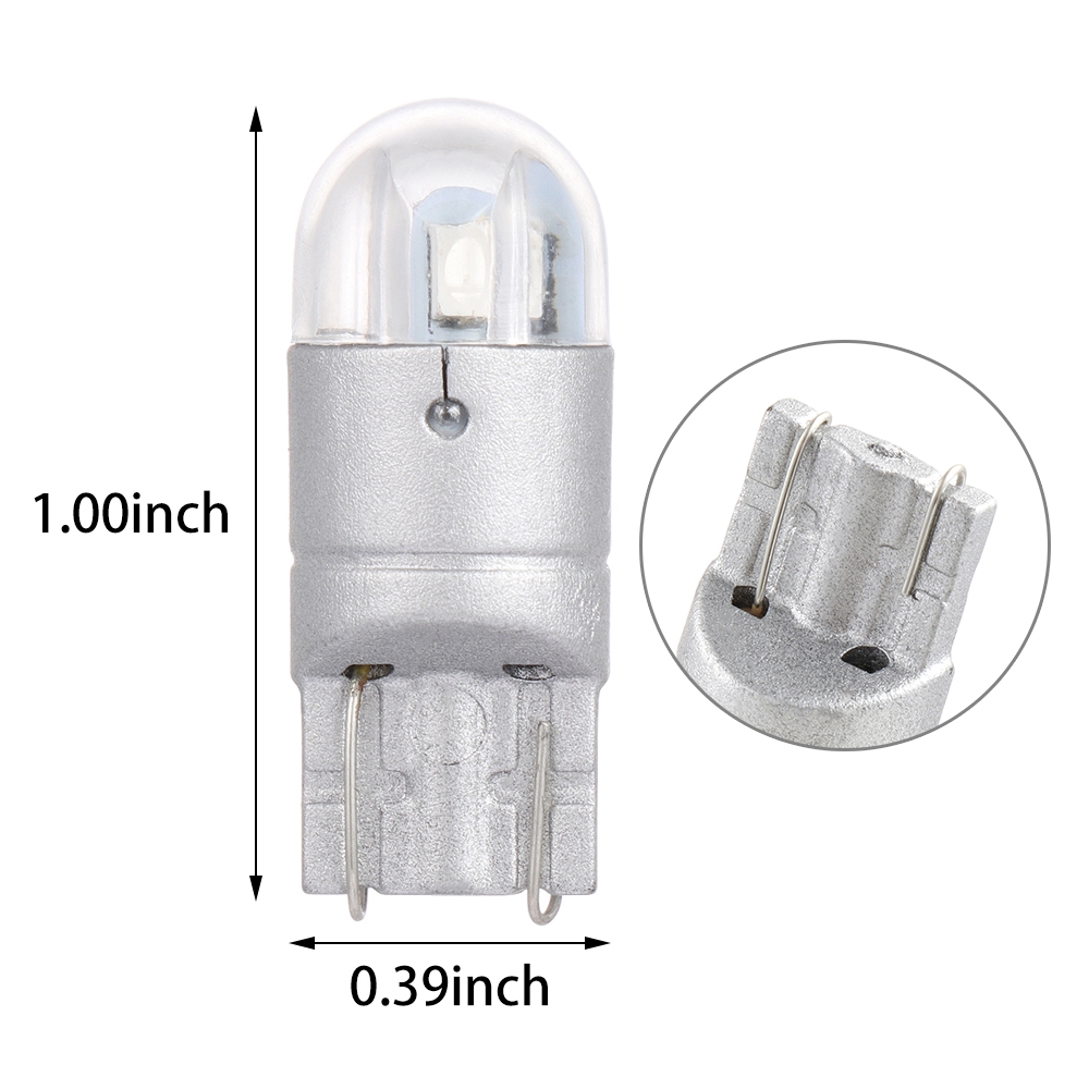 Set 2 Đèn Led Chiếu Sáng Biển Số Xe Hơi 3030 2smd W5W