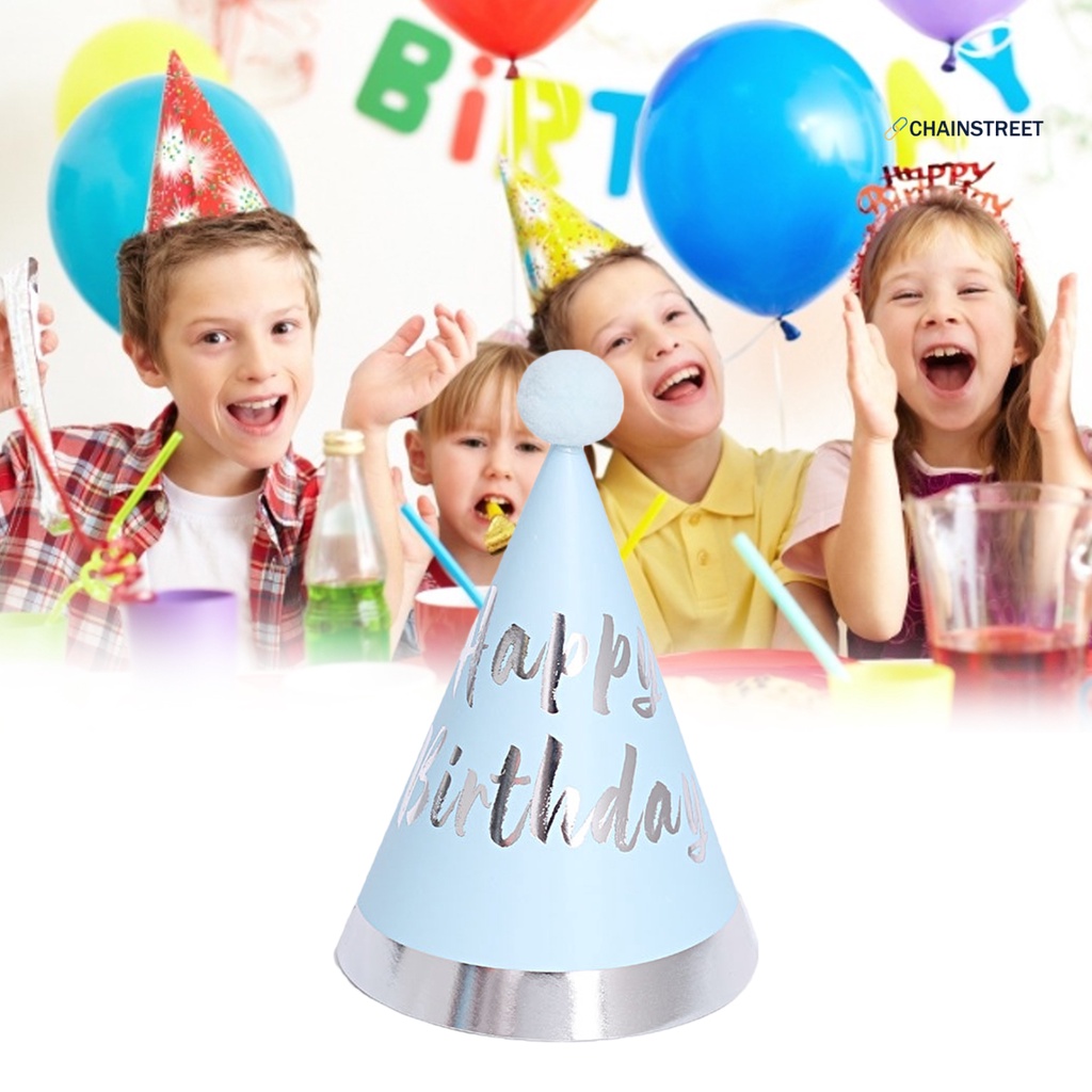Trang trí tiệc set 5 nón sinh nhật phong cách hàn quốc sáng tạo cho bé - ảnh sản phẩm 3