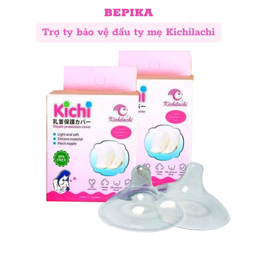 Hộp 2 trợ ty Kichilachi giúp bảo vệ đầu ty mẹ khi cho con bú