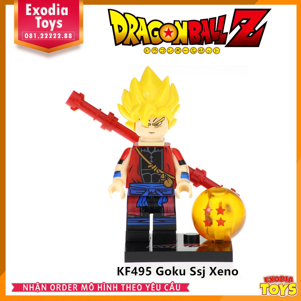 Xếp hình Minifigure nhân vật truyện manga Dragon Ball : 7 viên ngọc rồng - Đồ Chơi Lắp Ghép Sáng Tạo - KOPF KF6036