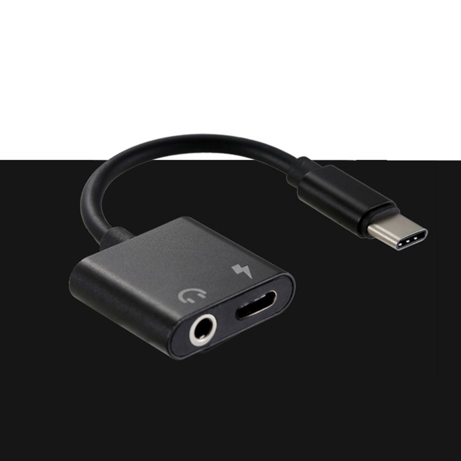 Dây Cáp Chuyển Đổi Usb C Sang Jack 3.5 Type C 2 Trong 1 Đầu Cắm 3.5mm