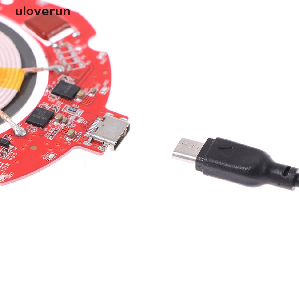 Bộ Bảng Mạch Sạc Nhanh Không Dây Qi 15W + Dây Cáp Sạc Chuyên Dụng