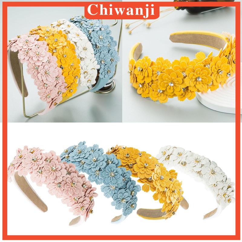 Băng Đô Cài Tóc Đính Hoa Xinh Xắn Thời Trang Cho Bạn Gái