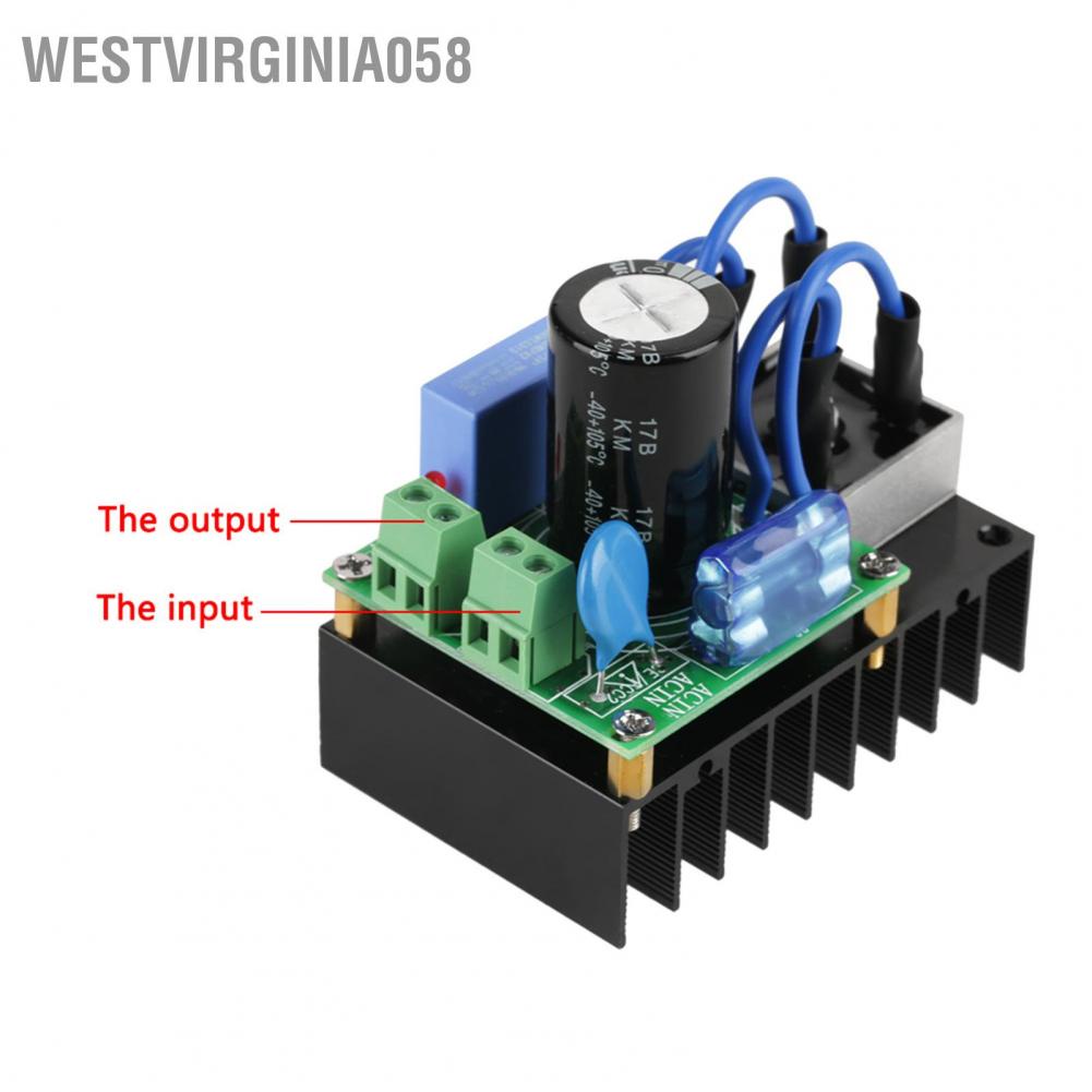 Westvirginia058 Westvirginia058 1 chiếc 5-34VAC đến 7-50VDC Mô-đun bo mạch chỉnh lưu đa bảo vệ