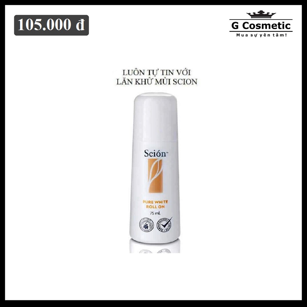 Lăn khử mùi Scion Pure White Roll On Nuskin 75ml | BigBuy360 - bigbuy360.vn