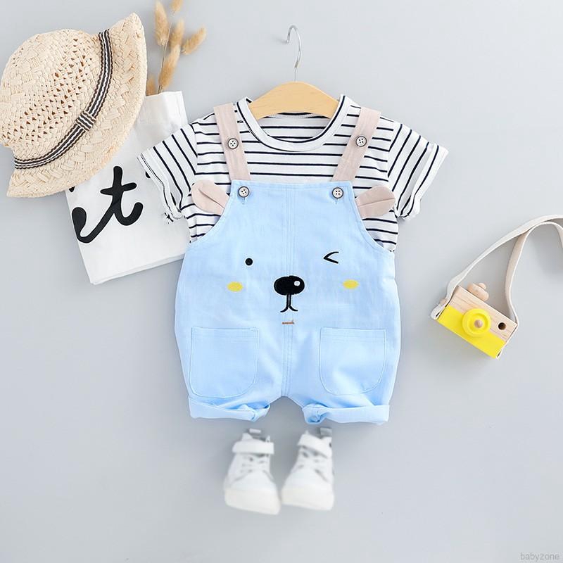 Set Áo Thun Tay Ngắn &amp; Quần Dài Cho Bé Gái