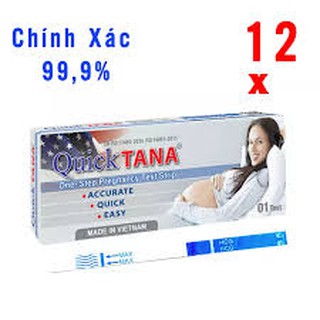 [Che tên sản phẩm] Que thử thai nhanh Quick tana 5mm