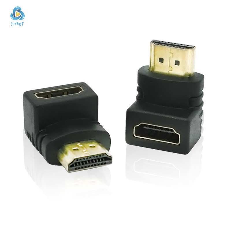 90  Degree Right Angle Gold plated HDMI Adapter A type Male to Female for 1080p  TV HDTV | BigBuy360 - bigbuy360.vn