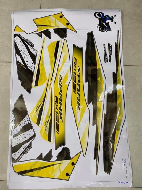 Tem rời Exciter 2006-2010 Spark vàng -1