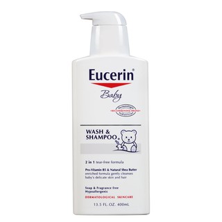 EUCERIN -SỮA TẮM GỘI DỊU NHẸ CHO EM BÉ 400ML - BABY WASH & SHAMPOO