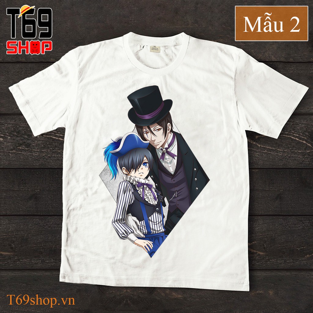 Áo thun anime Kuroshitsuji (Có nhiều mẫu)