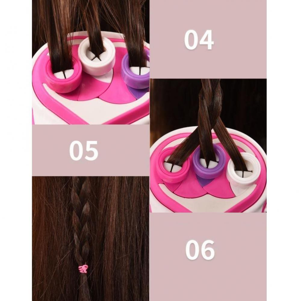 Máy Tết Tóc Tự Động Bằng Điện ABS DIY Sử Dụng Tại Nhà / Salon Lzdhuiz 61