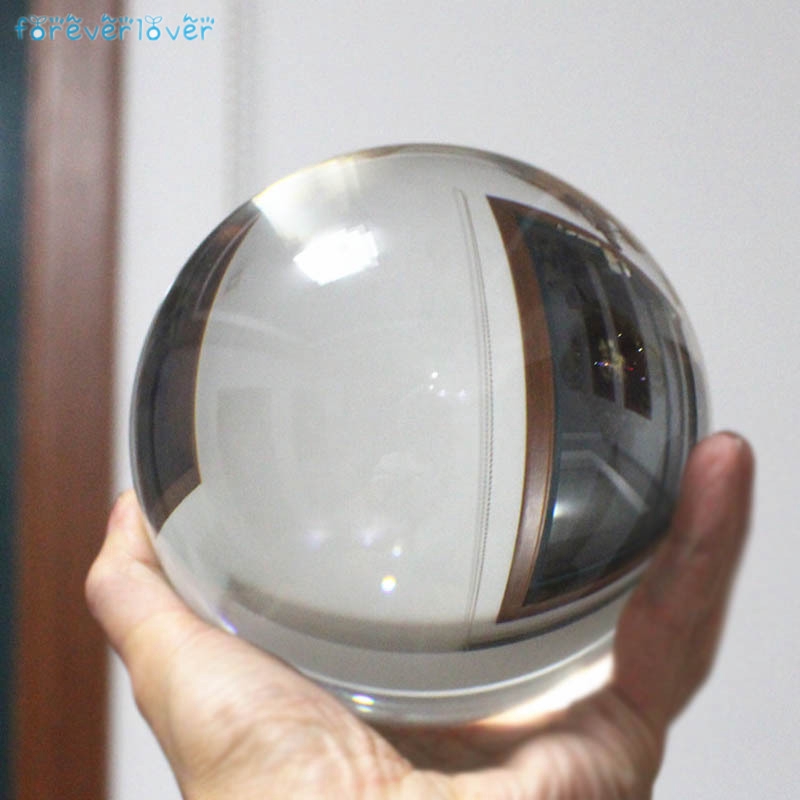 Quả cầu thủy tinh trong suốt kích thước 30/40/50mm dùng trang trí