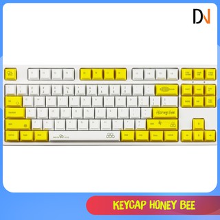 Keycaps HONEY BEE - PBT - Cherry profile + Tặng kèm Keypuller