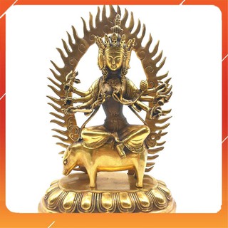 Ma Lợi Chi Thiên Đồng Trơn  Tượng Phật