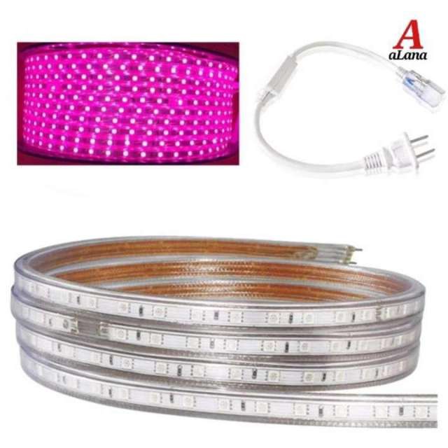 Bộ 10m đèn Led dây trang trí 5050/220V + Tặng 1 đầu nối dây nguồn | BigBuy360 - bigbuy360.vn