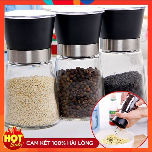 Dụng Cụ Xay Tiêu Ớt Kiêm Hũ Đựng Đa Năng