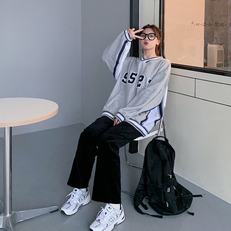 Quần Nhung Ống Rộng Lưng Cao Màu Sắc Đơn Giản JH-YDQ-11