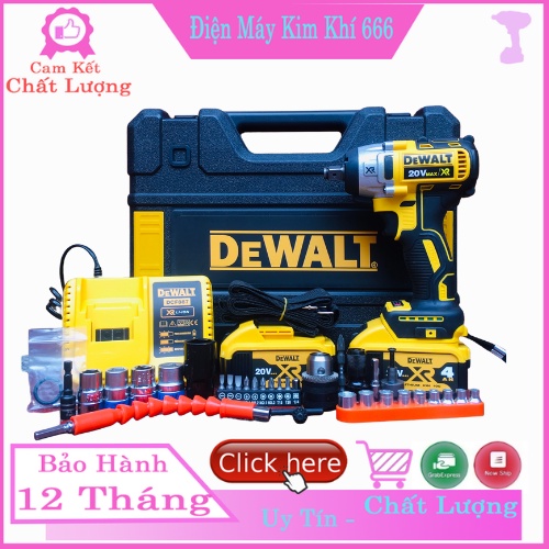 { KHUYẾN MẠI KHỦNG } Máy siết bulong DEWALT DCF887 20V Không Chổi Than Hàng Cao Cấp