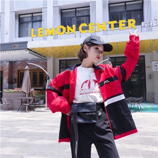 Áo khoác gió nữ form rộng