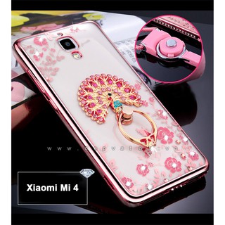 Ốp lưng Xiaomi Mi 4 dẻo hình hoa