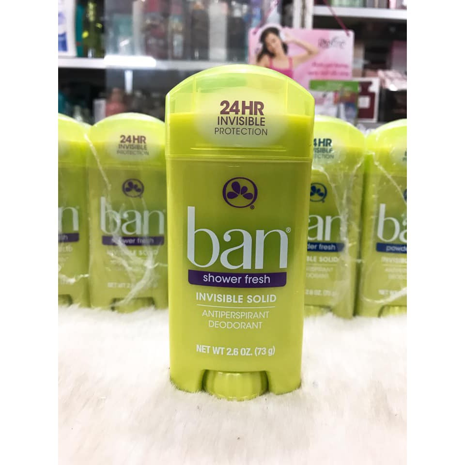 LĂN KHỬ MÙI BAN SHOWDER FRESH INVISIBLE SOLID 73gr