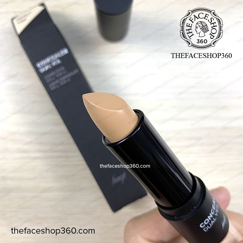 Kem che khuyết điểm che phủ cao TheFaces.Shops Concealer Dual Veil dạng cây che khuyết điểm 2 đầu tiện dụng- CSTOREVN