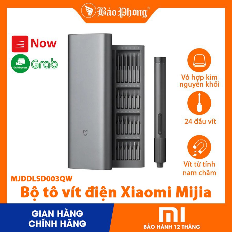 Bộ tô vít điện Xiaomi Mijia Electric Precision Screwdrive tuốc nơ tua đa năng cầm tay di động bỏ túi gia đình tiện lợi