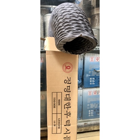 Ống gió mềm vải Hàn quốc tarpaulin , hút mùi dẫn gió trong nhà cà phê, quán ăn…