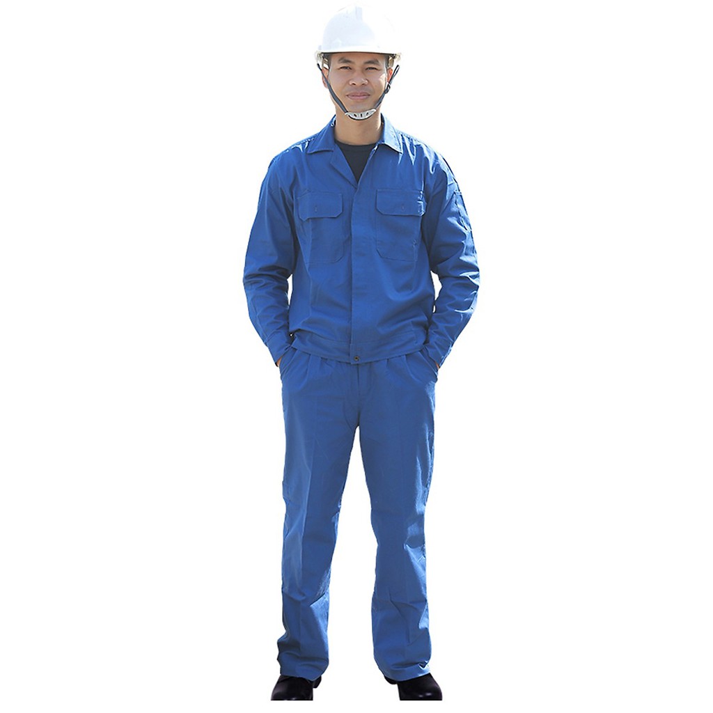 Áo Bảo Hộ Lao Động Màu Xanh