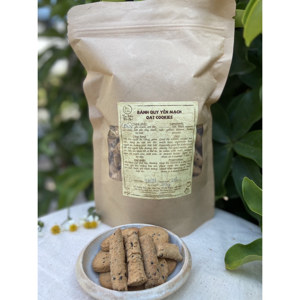 Bánh đũa gạo lứt- yến mạch gói 500gr