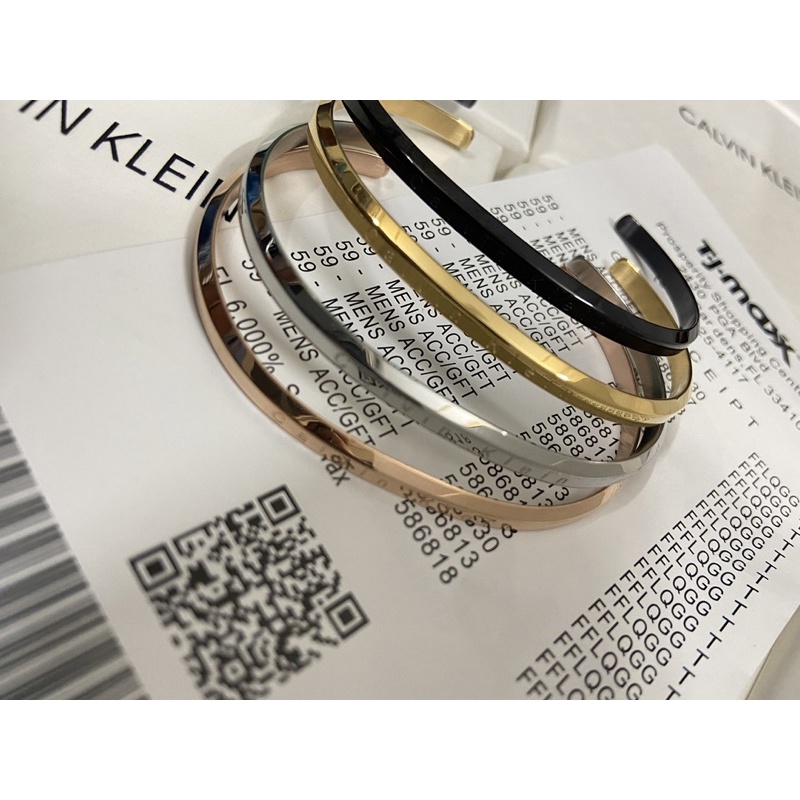 Vòng tay Cuff CK thời trang 2023 - Không Đen Không Rỉ - Không BOX