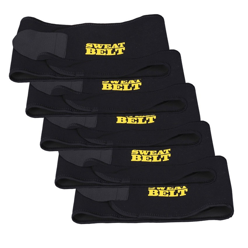 Đai Quấn Nóng Giảm Mỡ Bụng Sweat Belt (Đen)