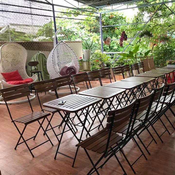 Ghế cafe lưng cao Fansipan