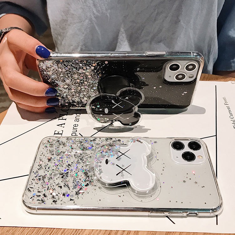 Đối với Samsung Galaxy S20 S21 S22 S23 Ultra S9 S10 Plus Galaxy Note 8 9 10 20 Ultra Plus Lite Ốp lưng điện thoại mềm hoạt hình mặt sau có giá đỡ điện thoại vịt Donald