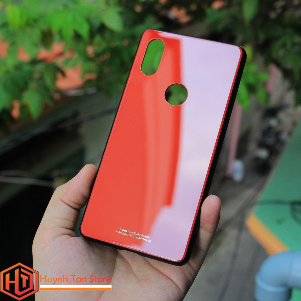 Ốp lưng mặt kính cường lực Xiaomi Mi Mix 2S, Redmi S2, Redmi Note 6 Pro