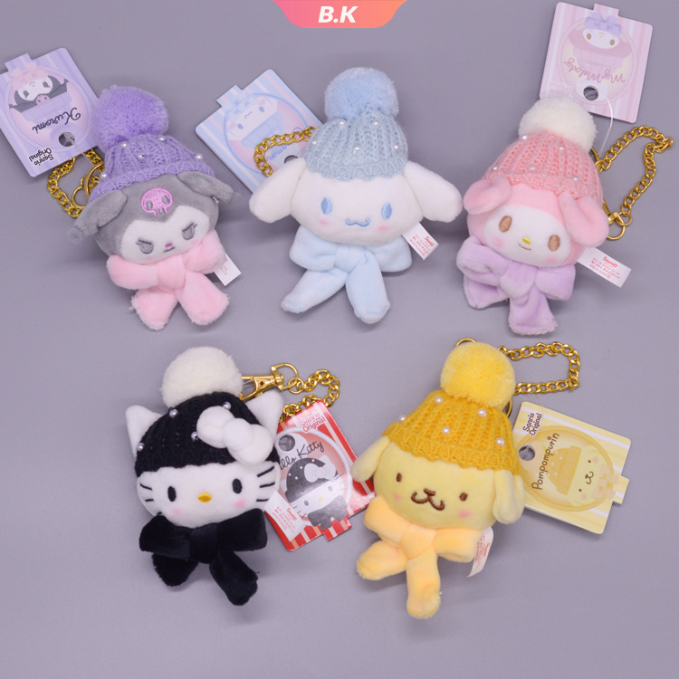 HELLO KITTY đồ chơi nhồi bông Hình Nhân Vật Hoạt Hình Sanrio & My Melody Đáng Yêu (Ku2)