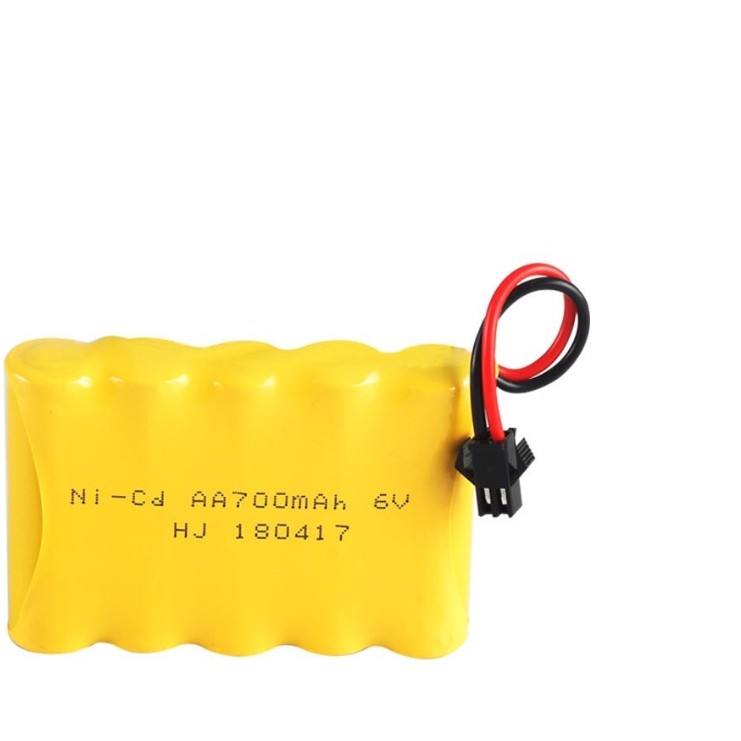 Pin và sạc xe điều khiển từ - Pin sạc xe 6v 700mah