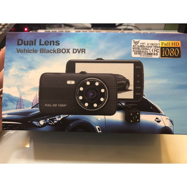 Camera hành trình Full HD có cam lùi
