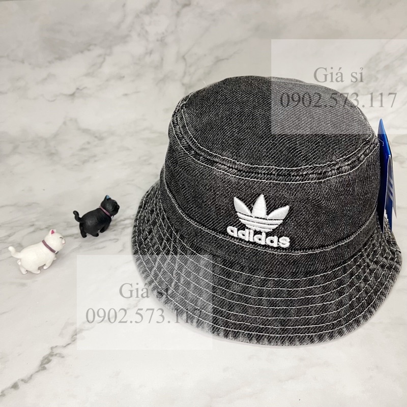 Nón bucket jean thêu Adas thời trong phong cách bụi bặm nam nữ phá cách