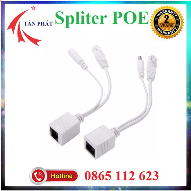 1 Cặp Balun Chuyển Đổi Splitter POE Camera IP - Tăng Khoảng Cách Truyền 100M