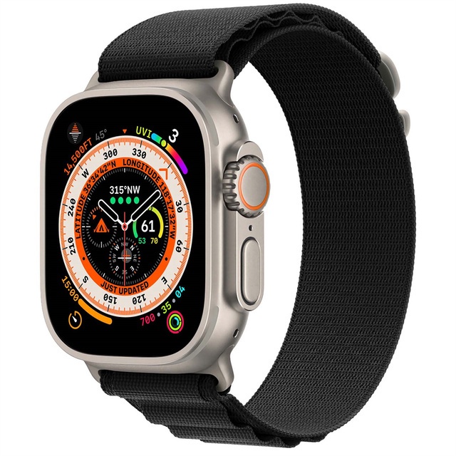 Mới! Dây Đeo Nylon 8 Alpine Cho Đồng Hồ Thông Minh Apple Watch Ultra 49mm 45mm 41mm 44mm 40mm 42mm 8 7 6 5 4 SE 3 Correa
