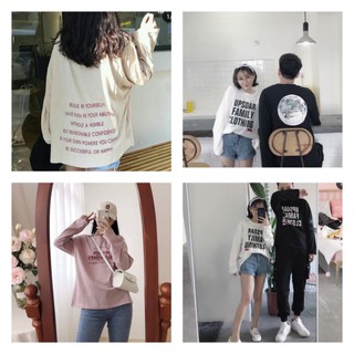 Áo thun UNISEX Form Rộng Tay Dài FreeSize <65kg <1m65