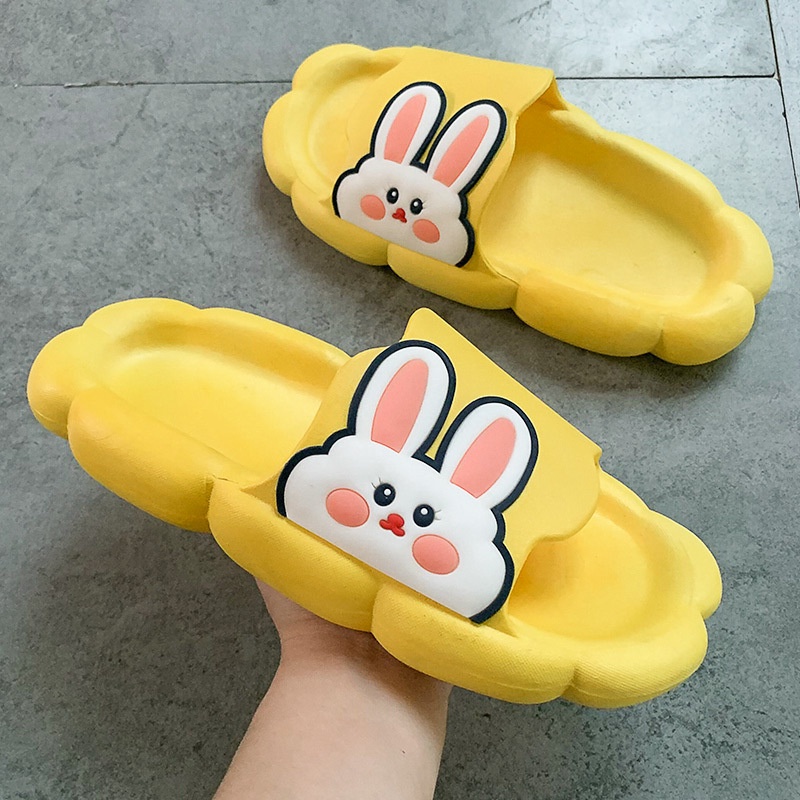 Tikp Dép Đi Trong Nhà Họa Tiết Thỏ Hoạt Hình Dễ Thương Có 5 Màu Size 36-41 Cho Nữ