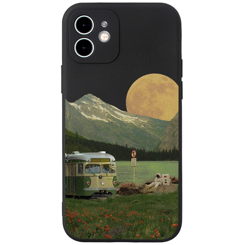 Ốp điện thoại JURSUE dễ thương đẹp ngộ nghĩnh mềm Cho iPhone 14 13 12 11 Pro Max SE 2020 X XR XS ip 8 7 Plus kute XYH558